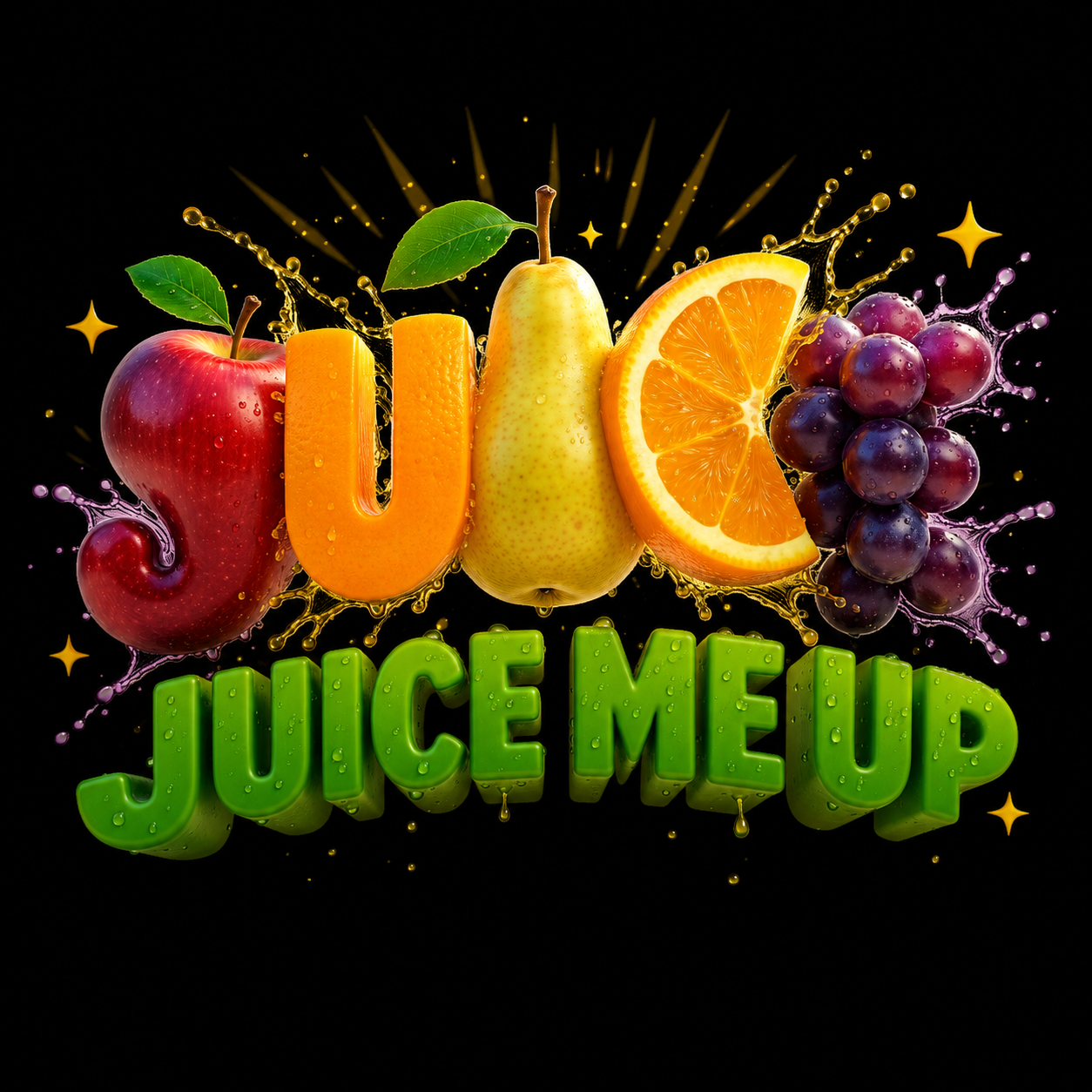 Juice Me Up — cold-pressed bottle lineup